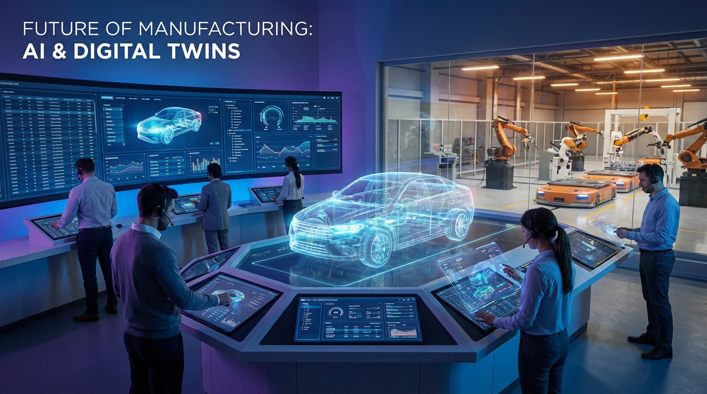 โรงงานยานยนต์ไทยสร้าง Digital Twin เรียลไทม์ ผสาน Foundation Models และ Sensor‑Fusion ปรับสายการผลิตเชิงคาดการณ์ ลดเวลาตั้งเครื่องและของเสีย