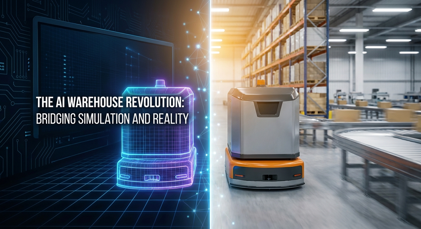 สตาร์ทอัพไทยเปิดแพลตฟอร์ม Sim‑to‑Real RL เร่งดีพลอยหุ่นยนต์คลังสินค้า ลดการทดลองภาคสนาม