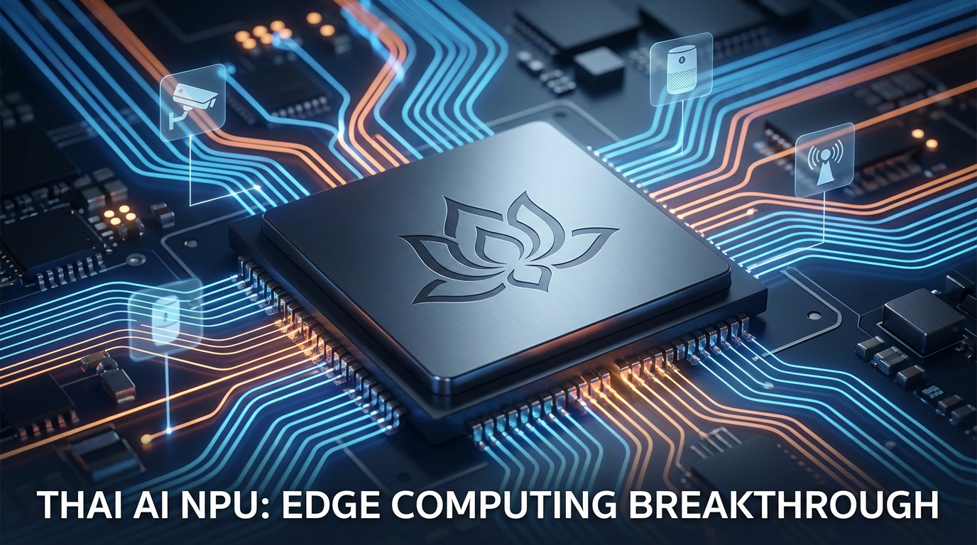 ชิปไทยปฏิวัติ Edge AI: NPU รัน LLM ขนาดเล็ก ลดพลังงาน-ลด Latency สำหรับอุปกรณ์ IoT