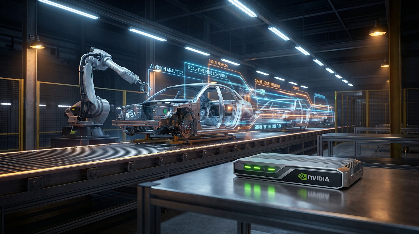 โรงงานยานยนต์ไทยรัน Self‑Supervised Video + Contrastive Learning บน Edge GPU ตรวจจับข้อบกพร่องเรียลไทม์ ลดของเสีย 25%