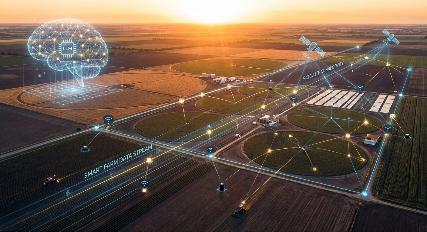 ฟาร์มอัจฉริยะไทยทดลอง Satellite‑to‑Sensor LLM ผสาน Physics‑Guided Model ทำนายโรคพืชรายแปลง ลดพ่นสารเคมี 40%