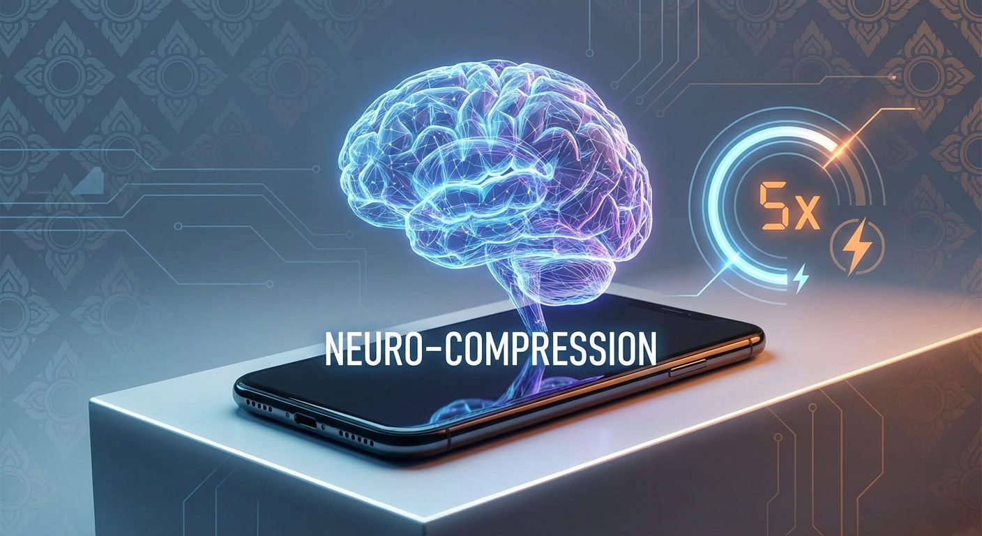 สตาร์ทอัพไทยเปิด 'Neuro‑Compression' แปลง Transformer เป็น Spiking‑NN + Quantization รัน LLM‑light บนมือถือ ประหยัดพลังงาน 5 เท่า
