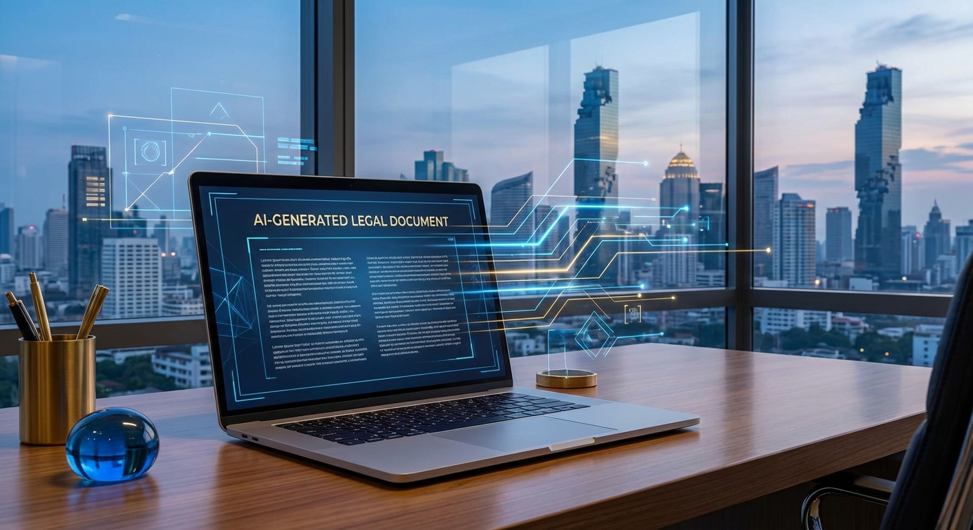 LawTech พลิกวงการ: สำนักงานกฎหมายกรุงเทพใช้ LLM เชิงอธิบาย-อ้างอิง ลดเวลาเตรียมคดี 70%