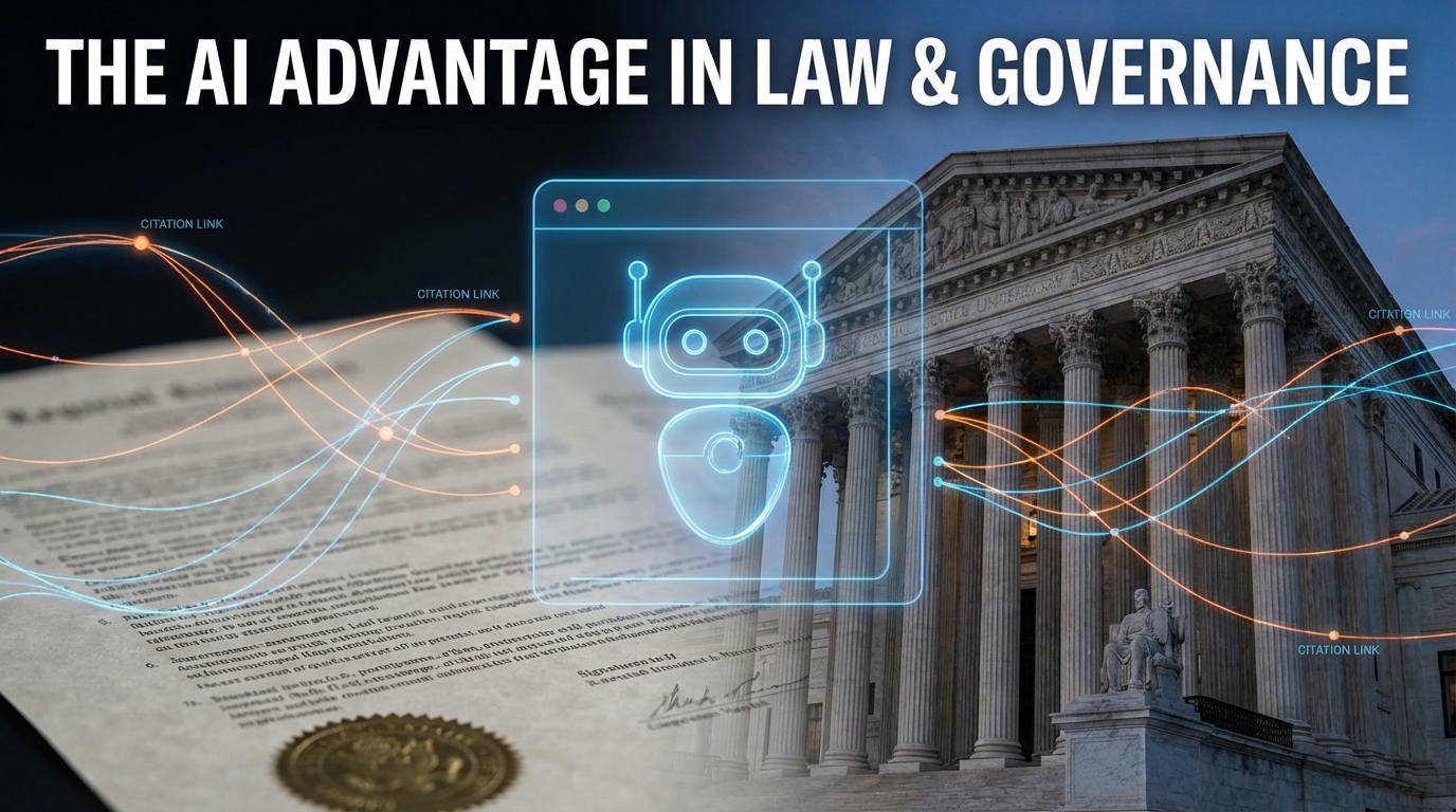 กระทรวงนำร่อง 'Regulation‑LLM' ช่วยร่างกฎหมายแทร็กแหล่งที่มา ลดรอบออกกฎ 60% พร้อมกรอบความโปร่งใส