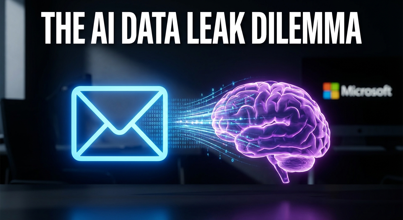 ไมโครซอฟต์เผชิญวิกฤติ! อีเมลลับหลุดสู่เครื่องมือ AI ผู้ใช้หวั่นข้อมูลส่วนตัวรั่ว