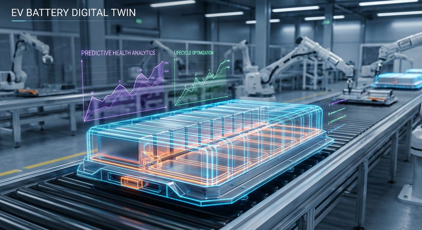 โรงงานยานยนต์ไทยผสาน Digital‑Twin กับ ML ทำนายอายุแบตเตอรี่ EV แบบเรียลไทม์ ลดเรียกคืน-ต้นทุนเปลี่ยนแบตฯ กว่า 60%