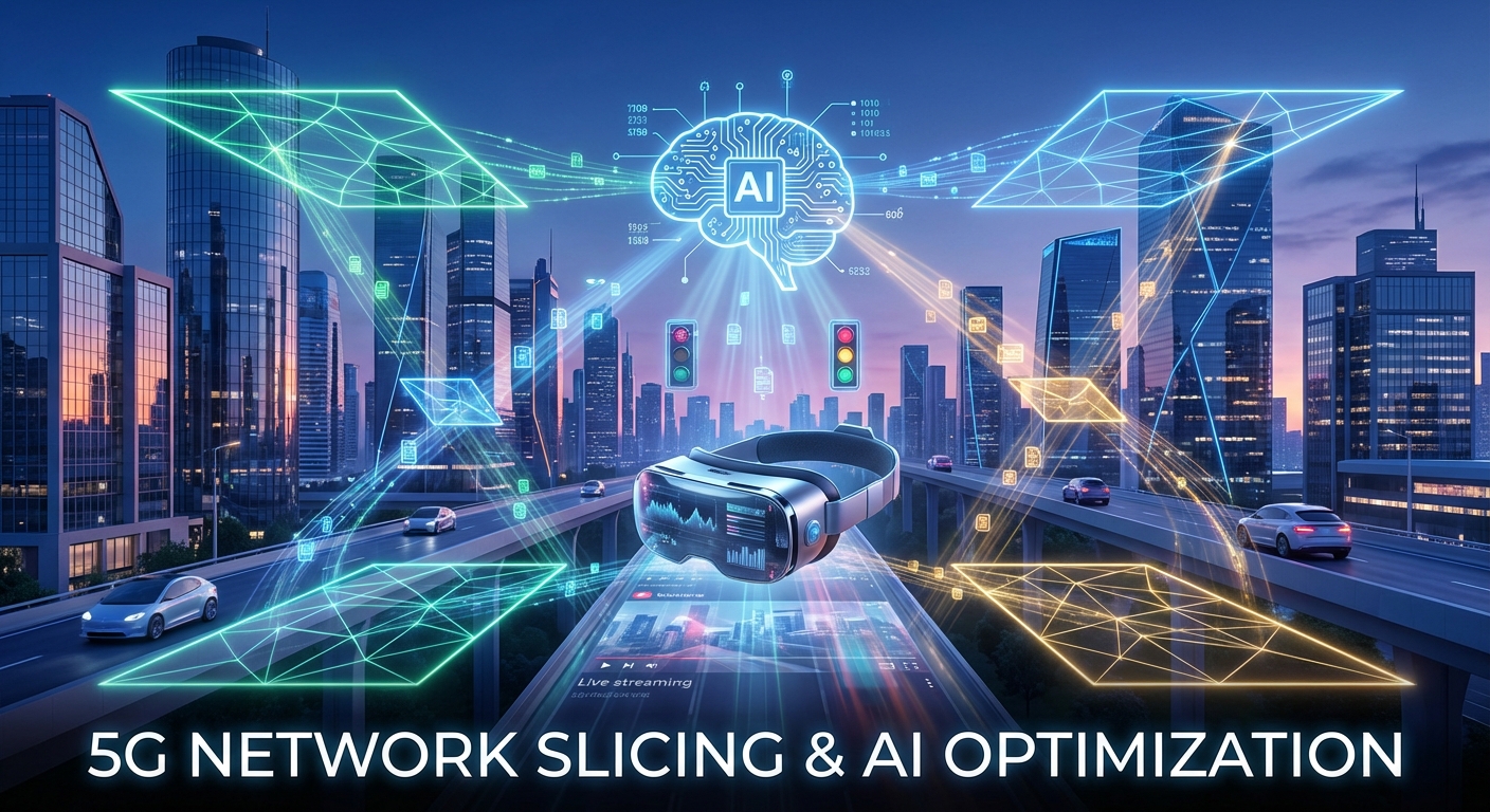 โอเปอเรเตอร์ไทยทดลอง AI‑driven Network Slicing บน 5G ปรับเส้นทางทราฟฟิกเรียลไทม์ ลด jitter 80% ยกระดับ QoE สตรีม AR/VR
