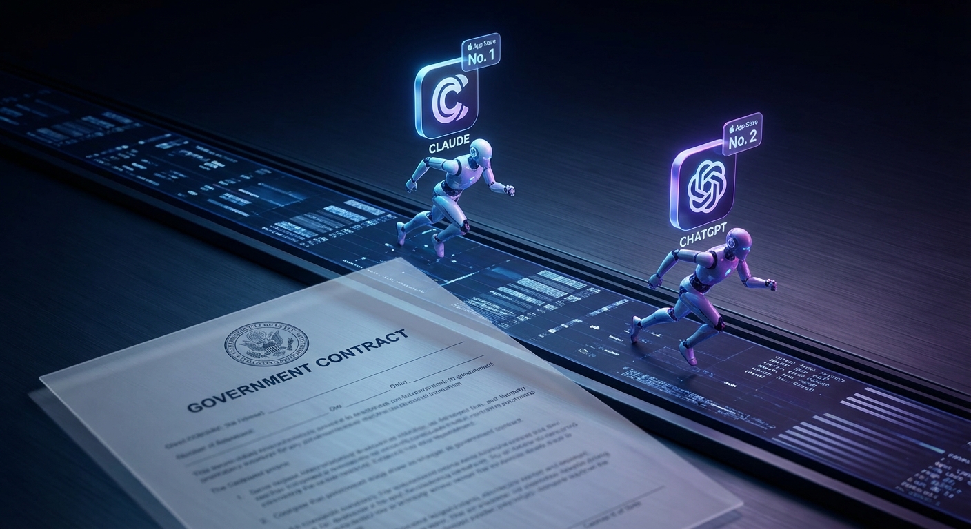 Claude ของ Anthropic แซง ChatGPT ขึ้นอันดับหนึ่ง App Store ท่ามกลางแรงกดดันต่อ OpenAI จากสัญญาเพนตากอน