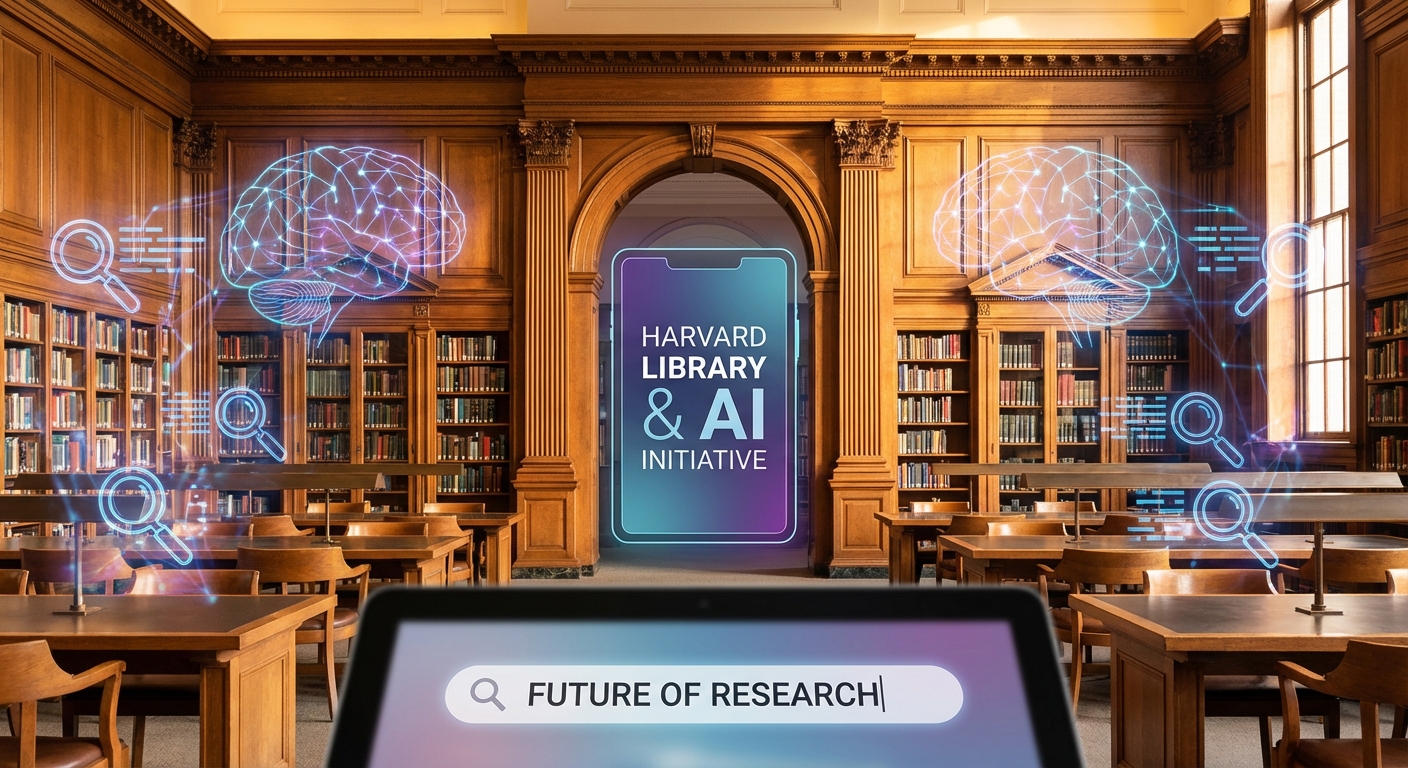 ฮาร์วาร์ดทดลองใช้ AI ช่วยค้นข้อมูลในห้องสมุด ลดเวลาค้นหา-ขยายการเข้าถึงงานวิจัย