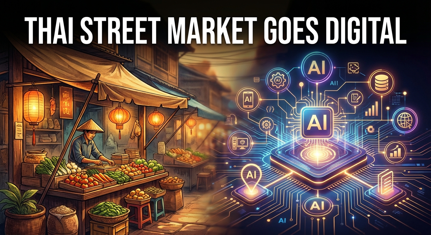 พ่อค้าแม่ค้าไทยยังติดวังวนวางแผนไม่สิ้นสุด: ทำอย่างไรให้ AI กลายเป็นเครื่องมือสร้างรายได้จริง