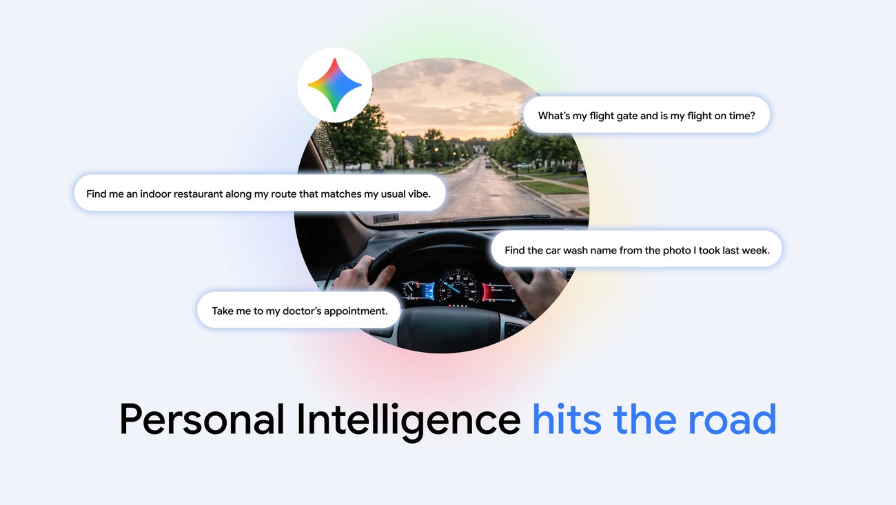 Google นำ Gemini AI ที่ปรับตามข้อมูลส่วนตัวสู่ Android Auto